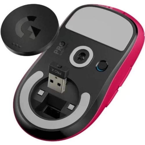 Мышь Logitech G Pro X Superlight розовый оптическая 25600dpi беспров. USB 4but (910-005960)