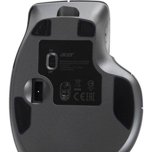 Мышь Acer OMR405 черный оптическая 4800dpi беспров. BT/Radio USB 8but (ZL.MCEEE.02V)