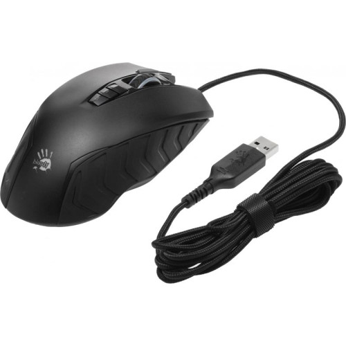 Мышь A4Tech Bloody J95s черный оптическая 8000dpi USB 9but (J95S STONE BLACK ACTIVATED)