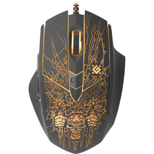 Defender Проводная игровая мышь Doom Fighter GM-260L оптика,6кнопок,800-3200dpi