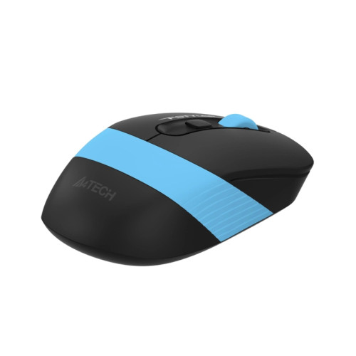 Мышь A4Tech Fstyler FG10S черный/синий оптическая 2000dpi silent беспров. USB для ноутбука 4but (FG10S BLUE)