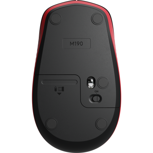 Мышь/ Logitech Wireless Mouse M190 RED