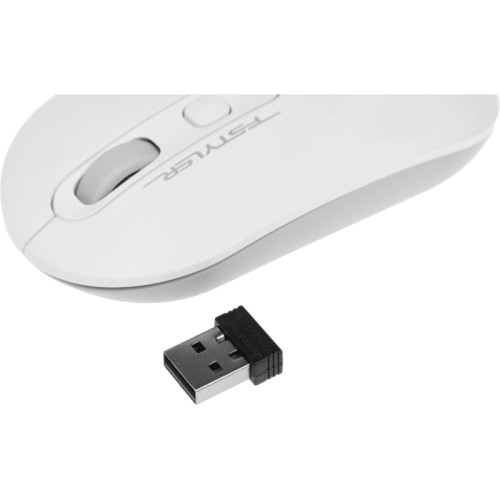 Мышь A4Tech Fstyler FG20 белый оптическая 2000dpi беспров. USB для ноутбука 4but (FG20 WHITE)