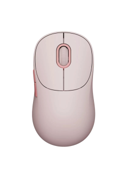 Мышь Xiaomi Wireless Mouse 3 розовый оптическая 1200dpi silent беспров. BT/Radio USB для ноутбука 4but (BHR8911GL)