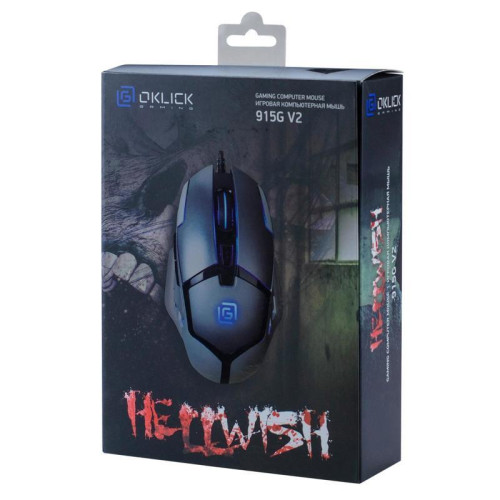 Мышь Oklick 915G HELLWISH V2 черный/серый оптическая 4800dpi USB 6but (1003993) Мышь Oklick 915G HELLWISH V2 черный/серый оптическая 4800dpi USB 6but (1003993)