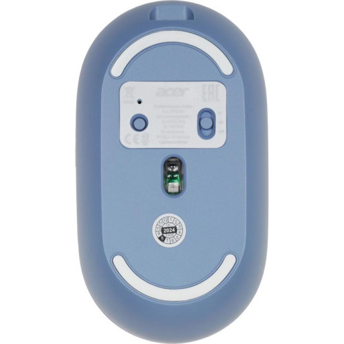Мышь Acer OMR301 синий оптическая 1600dpi беспров. BT/Radio USB 4but (ZL.MCECC.01S)