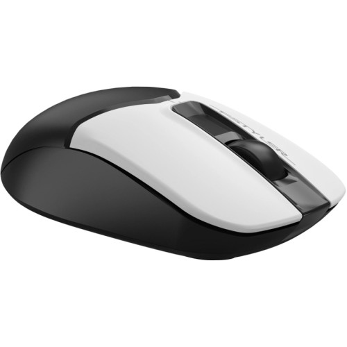 Мышь A4Tech Fstyler FG12S Panda белый/черный оптическая 1200dpi silent беспров. USB 3but