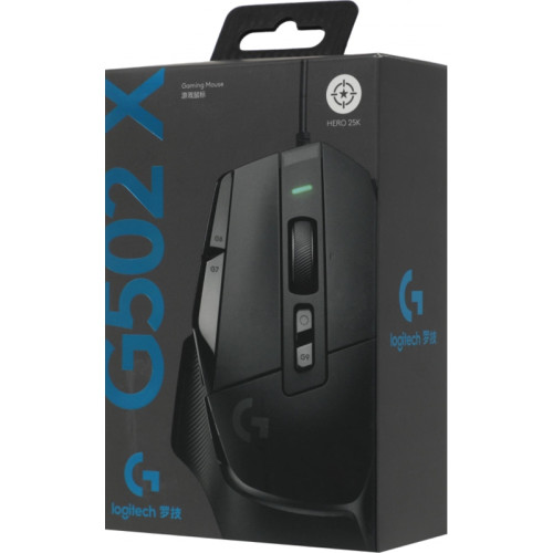 Мышь Logitech G502 X черный оптическая 25600dpi USB 13but (910-006142) Мышь Logitech G502 X черный оптическая 25600dpi USB 13but (910-006142)