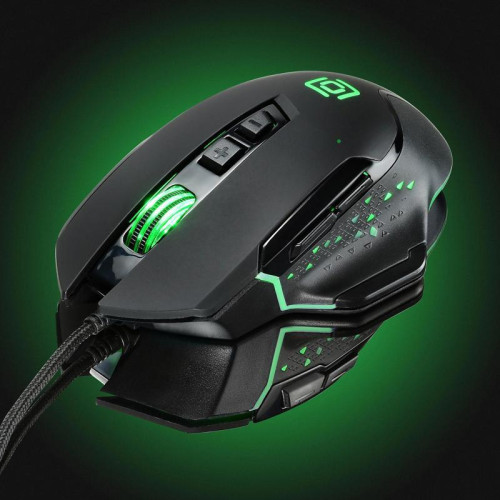 Мышь Oklick 945G REVENGE черный оптическая 1600dpi USB 8but (1012158)