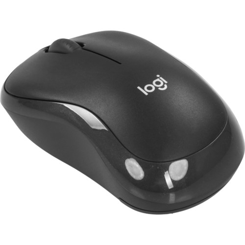 Мышь Logitech B175 черный оптическая 1000dpi беспров. USB для ноутбука 2but (910-004332)