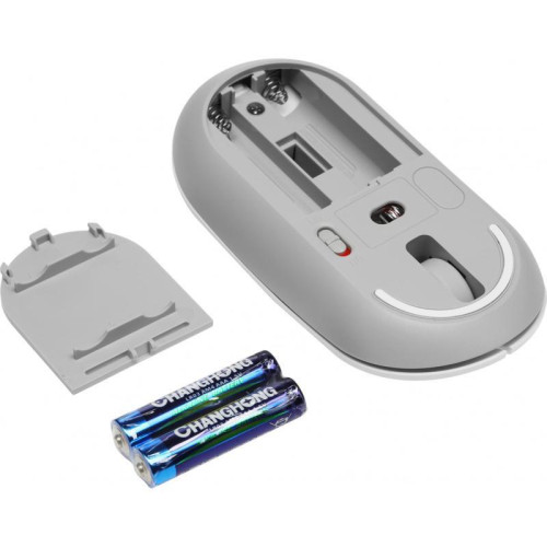 Мышь A4Tech Fstyler FG20S белый/серый оптическая 2000dpi silent беспров. USB для ноутбука 3but (FG20S USB WHITE)