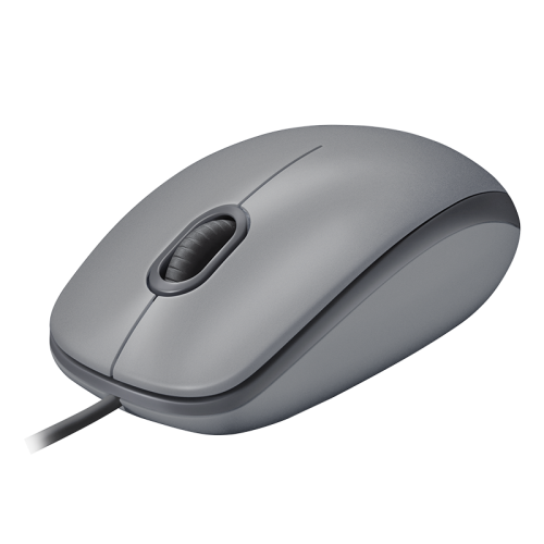 Мышь/ Logitech Mouse M110 Silent USB Mid Grey Ret