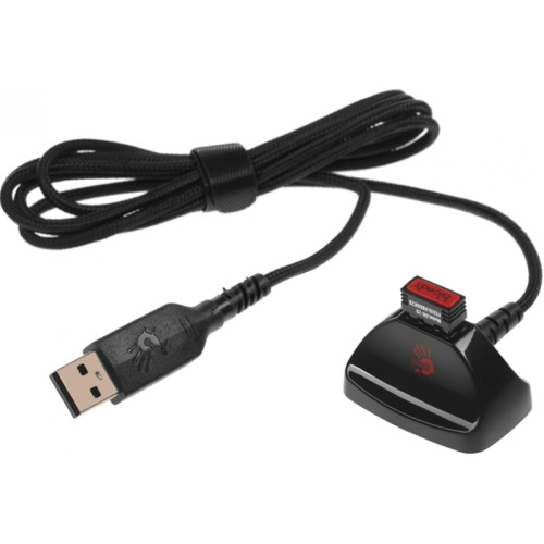 Мышь A4Tech Bloody R80 Plus Skull черный/рисунок оптическая 5000dpi беспров. USB 7but (R80 PLUS (SKULL))