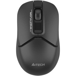 Мышь A4Tech Fstyler FG12S черный оптическая 1200dpi silent беспров. USB 3but (FG12S BLACK)