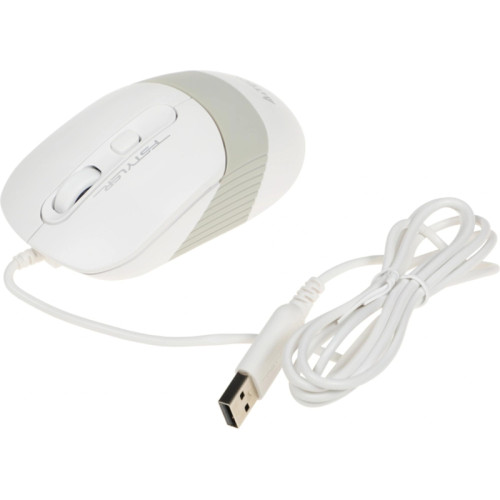 Мышь A4Tech Fstyler FM10 белый/серый оптическая 1600dpi USB 4but (FM10 WHITE) Мышь A4Tech Fstyler FM10 белый/серый оптическая 1600dpi USB 4but (FM10 WHITE)