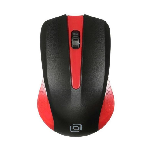 Мышь Oklick 485MW черный/красный оптическая 1600dpi беспров. USB для ноутбука 3but (997828)