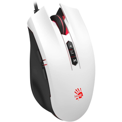 Мышь A4Tech Bloody ES7 белый оптическая 6000dpi USB 8but (RS7 PANDA WHITE)