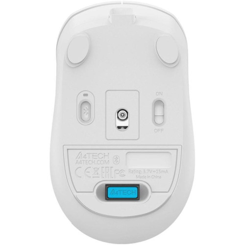 Мышь A4Tech Fstyler FG16CS Air белый оптическая 2000dpi silent беспров. USB для ноутбука 4but (FG16CS AIR WHITE)