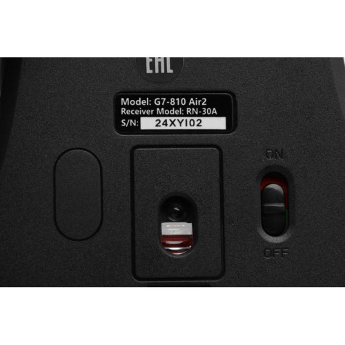 Мышь A4Tech G7-810 Air2 черный оптическая 2000dpi беспров. USB для ноутбука 7but