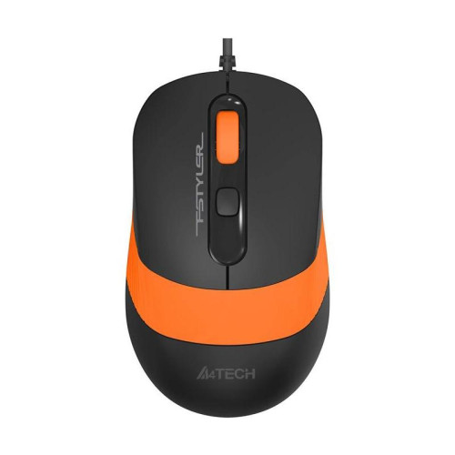 Мышь A4Tech Fstyler FM10 черный/оранжевый оптическая 1600dpi USB 4but (FM10 ORANGE)