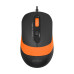 Мышь A4Tech Fstyler FM10 черный/оранжевый оптическая 1600dpi USB 4but (FM10 ORANGE)