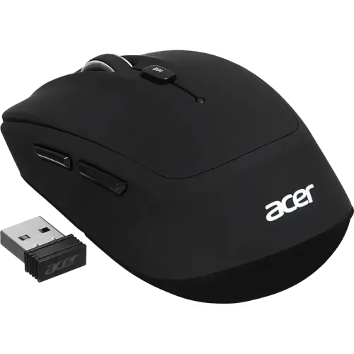 Мышь Acer OMR050 черный оптическая 1600dpi беспров. BT/Radio USB 6but (ZL.MCEEE.00B)