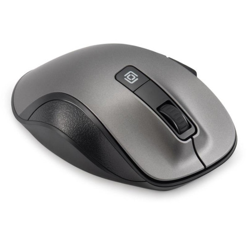 Мышь Oklick 504MW черный/серый оптическая 1600dpi silent беспров. USB 6but (2004736)