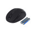 Мышь/ Мышь беспроводная GoPower GPM03 классическая USB бесшумная Soft-Touch черный (1/100)