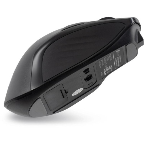 Мышь Oklick 502MW черный оптическая 2400dpi silent беспров. BT/Radio USB для ноутбука 9but (1978678)