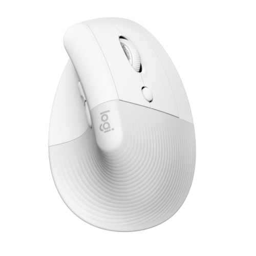 Мышь/ LOGITECH Lift Bluetooth Vertical Ergonomic Mouse - OFF-WHITE/PALE GREY