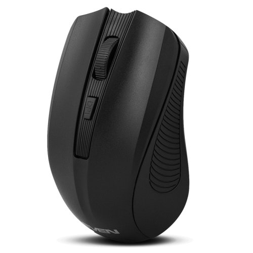 Беспроводная мышь SVEN RX-400W чёрная (3+1кл. 600/1000/1400DPI, блист)