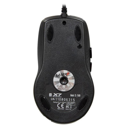Мышь A4Tech XL-750BH рисунок лазерная 3600dpi USB2.0 6but