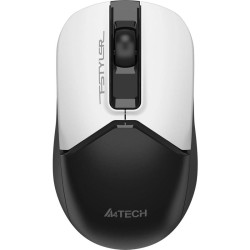 Мышь A4Tech Fstyler FG12 Panda белый/черный оптическая 1200dpi беспров. USB 3but