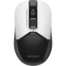 Мышь A4Tech Fstyler FG12 Panda белый/черный оптическая 1200dpi беспров. USB 3but