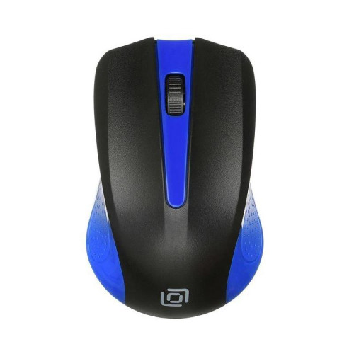 Мышь Oklick 485MW черный/синий оптическая 1000dpi беспров. USB для ноутбука 3but (997826)