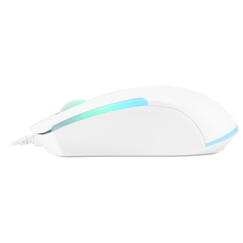 Мышь Oklick 245M белый оптическая 1000dpi USB 3but (471480)