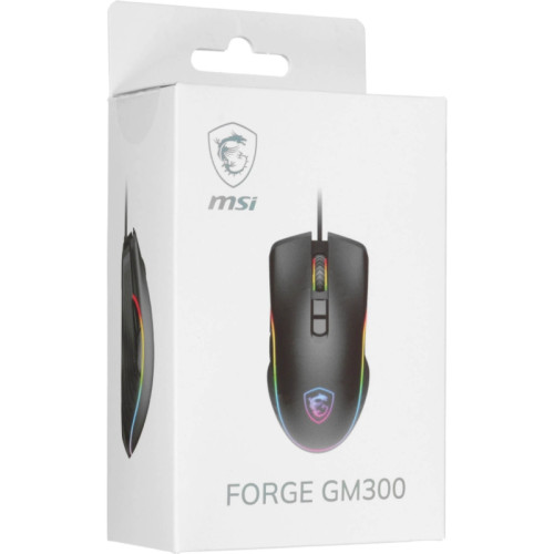 Мышь MSI Forge GM300 черный оптическая 7200dpi USB 6but (S12-0402300-HH9)