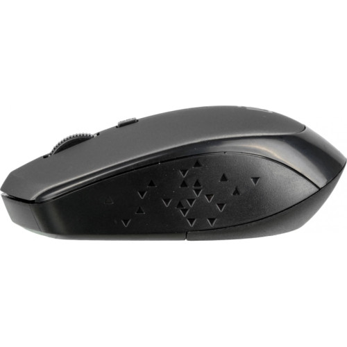 Мышь Oklick 488MW черный/серый оптическая 1600dpi беспров. USB для ноутбука 4but (1196571)
