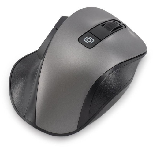 Мышь Oklick 504MW черный/серый оптическая 1600dpi silent беспров. USB 6but (2004736)