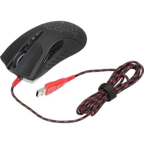 Мышь A4Tech Bloody A90 черный оптическая 6200dpi USB 8but Мышь A4Tech Bloody A90 черный оптическая 6200dpi USB 8but