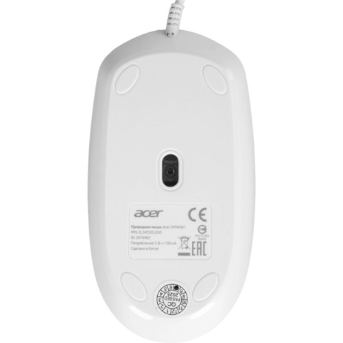 Мышь Acer OMW401 белый оптическая 2000dpi USB 4but (ZL.MCEEE.030) Мышь Acer OMW401 белый оптическая 2000dpi USB 4but (ZL.MCEEE.030)