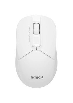 Мышь A4Tech Fstyler FG12 белый оптическая 1200dpi беспров. USB 3but (FG12 WHITE)