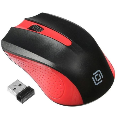Мышь Oklick 485MW черный/красный оптическая 1600dpi беспров. USB для ноутбука 3but (997828) Мышь Oklick 485MW черный/красный оптическая 1600dpi беспров. USB для ноутбука 3but (997828)