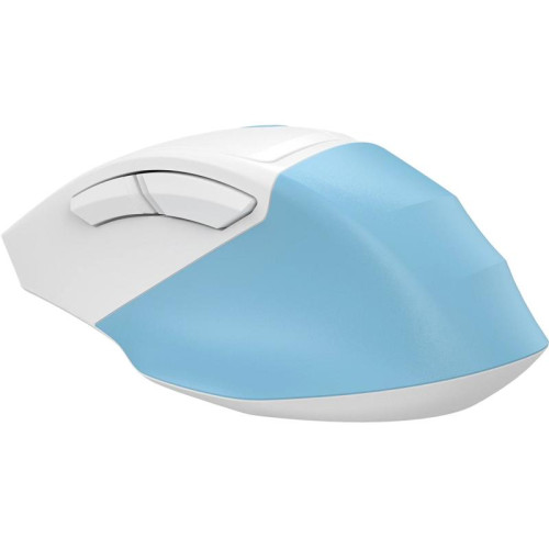 Мышь A4Tech Fstyler FG45CS Air2 голубой/белый оптическая 2000dpi silent беспров. USB для ноутбука 7but (FG45CS AIR2 USB (ICY BLUE))