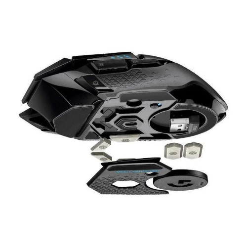 Мышь Logitech G502 Lightspeed черный оптическая 25600dpi беспров. USB 9but (910-005571)