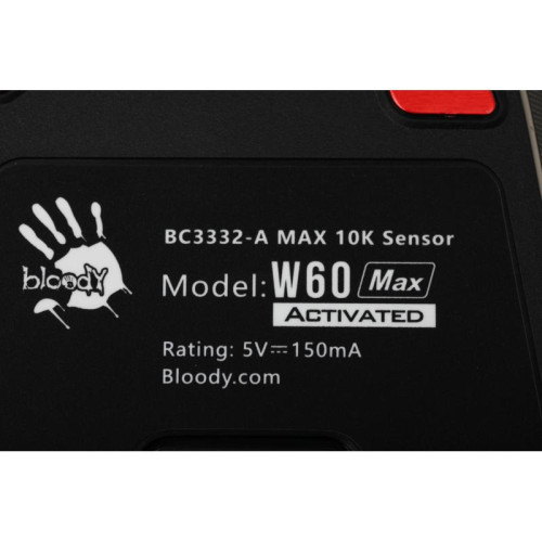 Мышь A4Tech Bloody W60 Max красный оптическая 10000dpi USB 10but