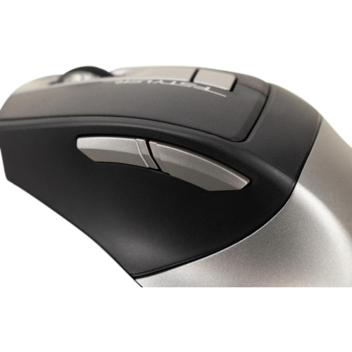 Мышь A4Tech Fstyler FB35 серый оптическая 2000dpi беспров. BT/Radio USB для ноутбука 6but (FB35 SMOKY GREY)