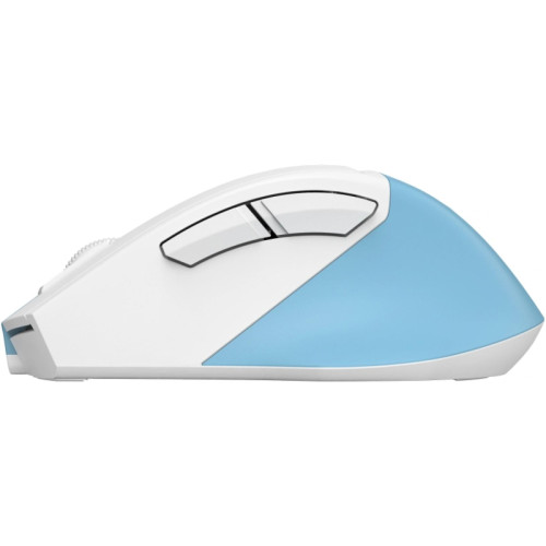 Мышь A4Tech Fstyler FG45CS Air2 голубой/белый оптическая 2000dpi silent беспров. USB для ноутбука 7but (FG45CS AIR2 USB (ICY BLUE))