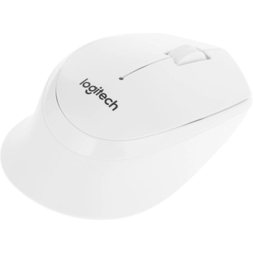 Мышь Logitech M330 Silent Plus белый оптическая 1000dpi silent беспров. USB 2but (910-004926)