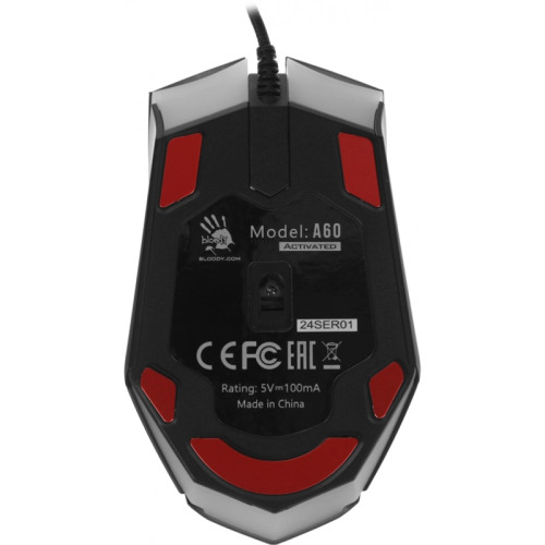 Мышь A4Tech Bloody A60A черный оптическая 6200dpi USB3.0 8but (A60 ACTIVATED) Мышь A4Tech Bloody A60A черный оптическая 6200dpi USB3.0 8but (A60 ACTIVATED)